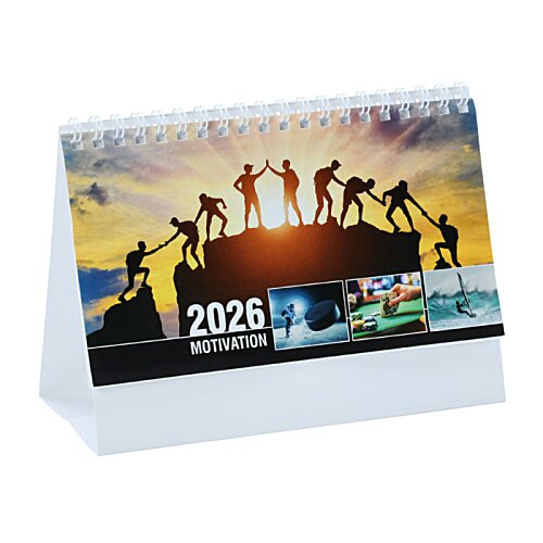 Additional Image 2 - a desk calendar with a picture of chess pieces