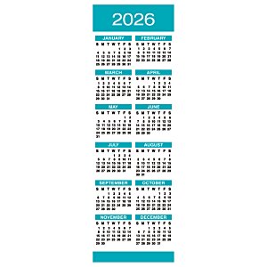 Additional Image 3 - a blue and white calendar