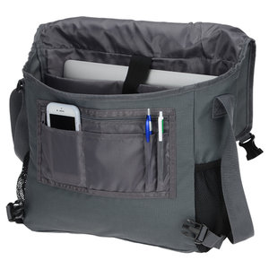 Additional Image 4 - a grey bag with a laptop and pen in it