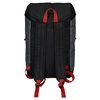 a black and red suitcase