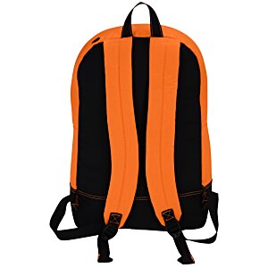 Additional Image 3 - a black and orange backpack