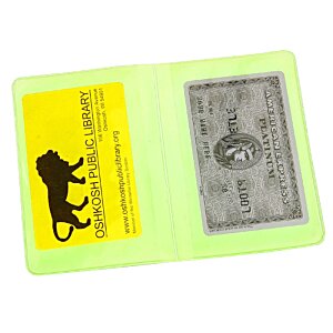 Additional Image 2 - a yellow card with a black and grey label