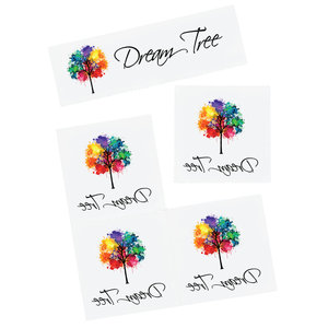 Additional Image 1 - a group of white cards with colorful trees