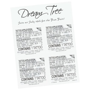 Additional Image 2 - a white paper with black text