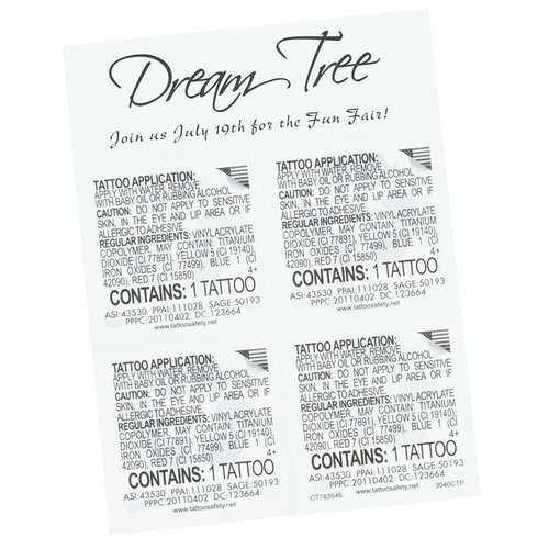 Additional Image 2 - a white paper with black text