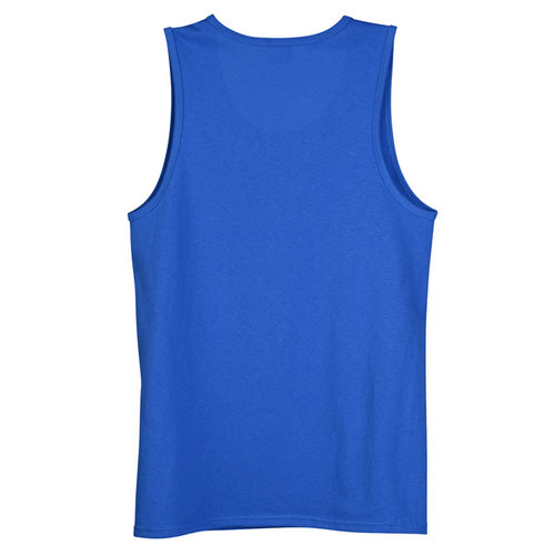 Additional Image 1 - a blue tank top on a white background