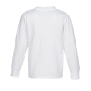 View Image 2 of 3 of Everyday Cotton LS T-Shirt - Youth - White - Screen