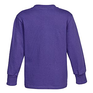 Additional Image 1 - a purple long sleeved shirt
