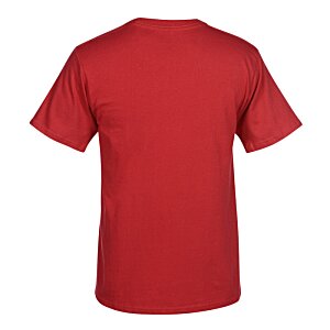 Additional Image 3 - a red shirt with white text on it