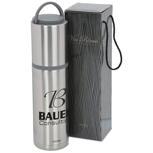 Additional Image 3 - a silver and black metal container