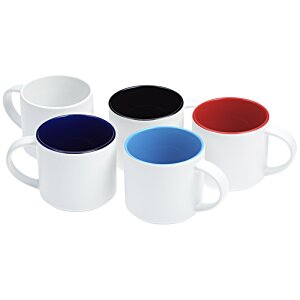 Additional Image 2 - a group of white mugs with different colors of paint