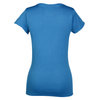 View Image 2 of 3 of Gildan Tech V-Neck T-Shirt - Ladies' - Embroidered