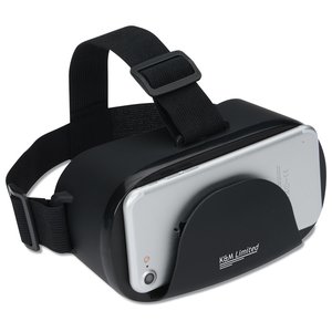 Additional Image 1 - a black and white virtual reality headset