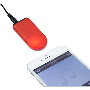 Additional Image 3 - a red mouse next to a cell phone