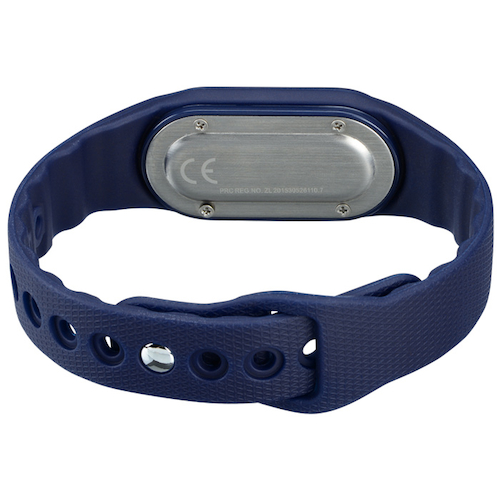 Additional Image 1 - a blue and grey wristband