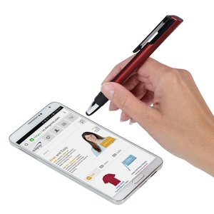 Additional Image 1 - a hand holding a pen over a cellphone