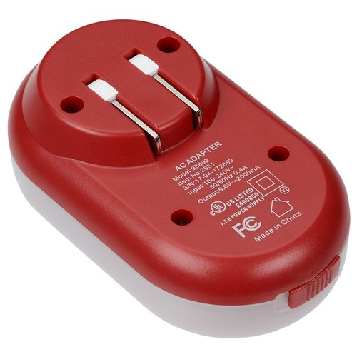 Dual Port USB Light-Up Wall Charger Image 6 of 6
