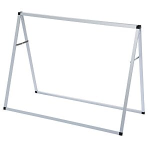 Additional Image 3 - a white metal frame with black handles