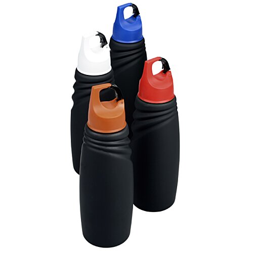 Additional Image 1 - a group of black bottles with different colors