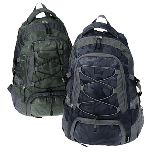 Koozie® Wanderer Backpack - Camo Image 3 of 3