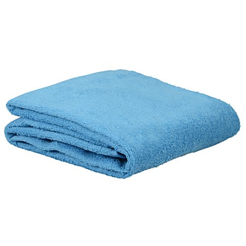 Additional Image 1 - a blue blanket folded on a white background