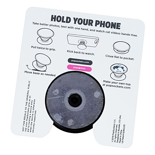 Additional Image 2 - a white card with black circle