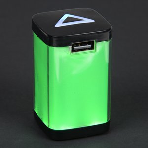 Additional Image 1 - a green rectangle object with a black lid
