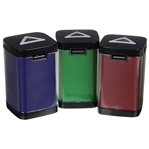 Cube Light-Up Power Bank - 3000 mAh Image 3 of 6