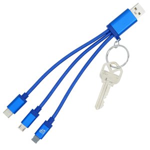 Additional Image 2 - a blue usb cable with a key