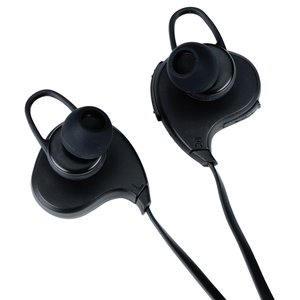 Additional Image 4 - a pair of black earbuds