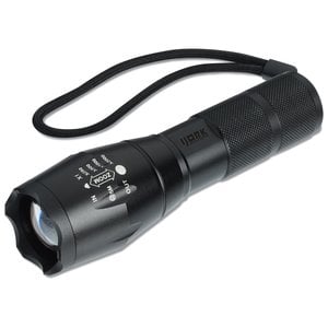Additional Image 1 - a black flashlight with a strap