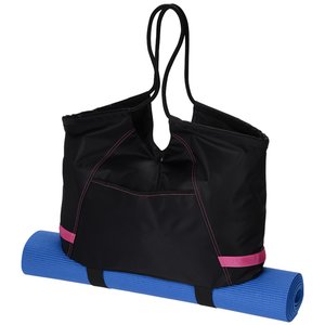 Additional Image 3 - a black bag with a blue mat