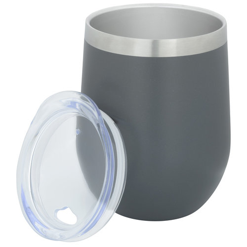 Additional Image 1 - a grey cup with a plastic lid