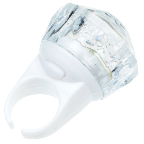 Additional Image 2 - a clear plastic ring with a ring on it