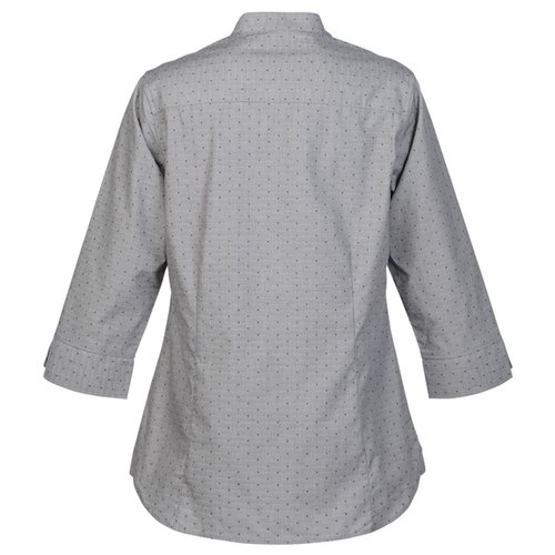 Additional Image 1 - a back view of a grey shirt