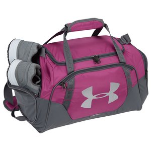 Additional Image 1 - a pink and grey duffel bag