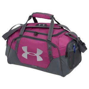 Additional Image 3 - a pink and grey duffel bag