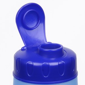 Additional Image 1 - a blue plastic bottle with a cap
