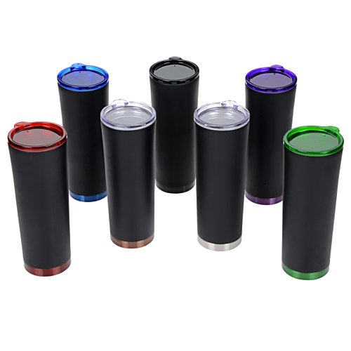 Slim Jim Vacuum Insulated Tumbler - 24 oz. - Black Image 2 of 2