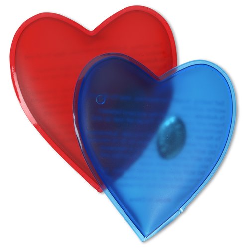 Additional Image 1 - a red and blue heart shapes