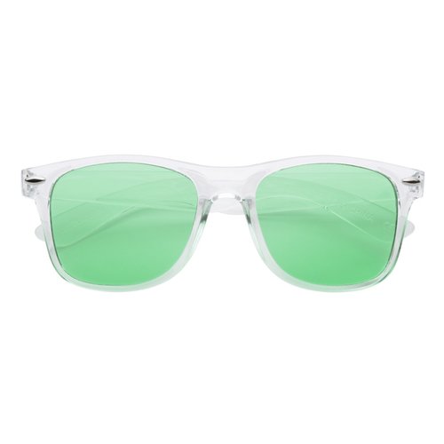 Additional Image 2 - a pair of sunglasses with green lenses