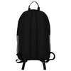 a black backpack with straps