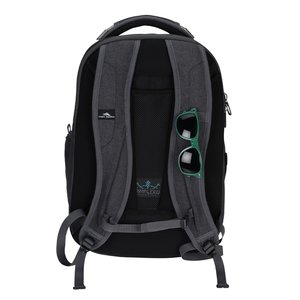 Additional Image 3 - a black backpack with straps