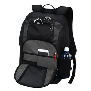 Additional Image 1 - a black backpack with a strap