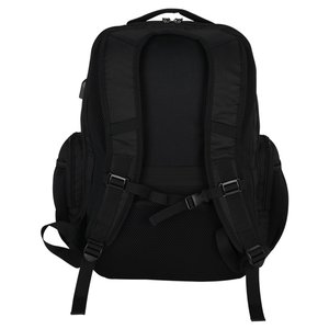 Additional Image 2 - a black backpack with straps