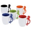 View Image 2 of 3 of Colour Handle Spooner Mug - 12 oz. - Full Colour