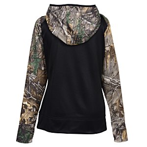 Additional Image 1 - a black and brown shirt with a hood