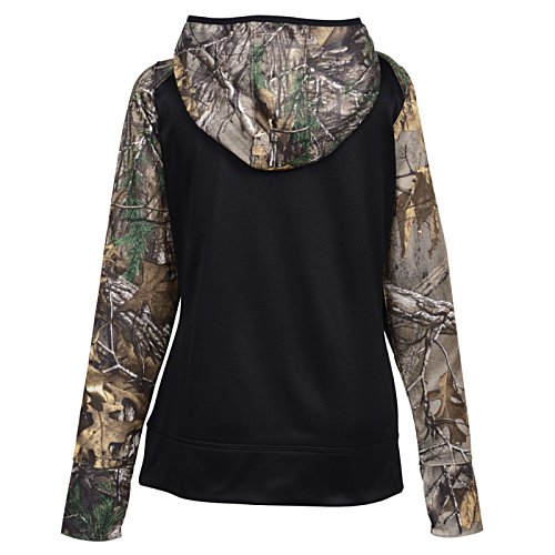 Additional Image 1 - a black and brown shirt with a hood