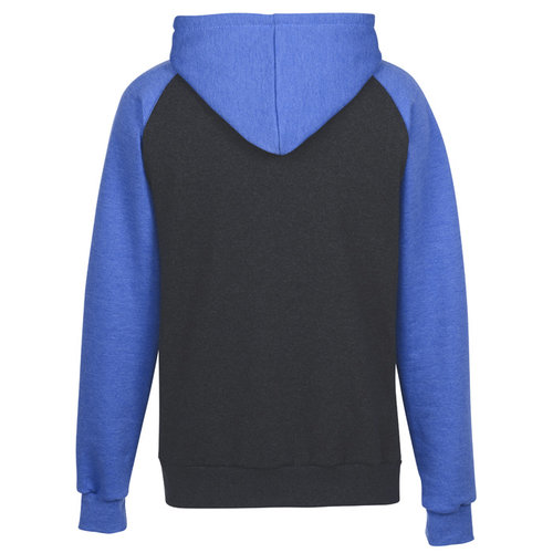 King Athletics Raglan Colourblock Hooded Sweatshirt - Screen Image 2 of 2