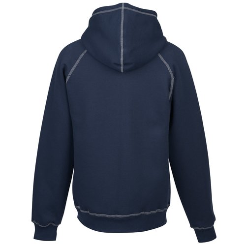 King Athletics Contrast Stitch Full-Zip Sweatshirt - Embroidered Image 1 of 2